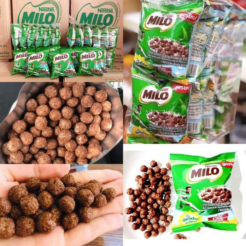 Snack ngũ cốc ăn sáng Milo Nestle Thái Lan - đồ ăn vặt Thailand ngon rẻ