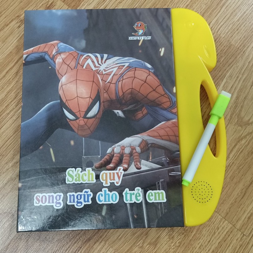 Sách điện tử quý song ngữ anh việt cho trẻ em tặng bút