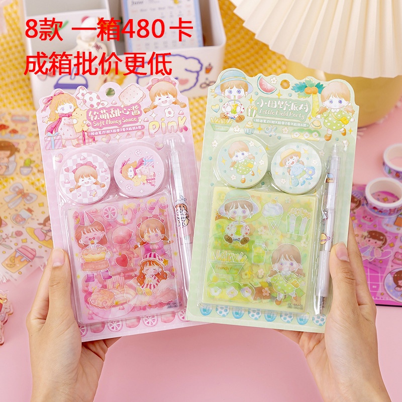 Bộ Sticker Dán Trang Trí Sáng Tạo Dễ Thương Cho Các Bé