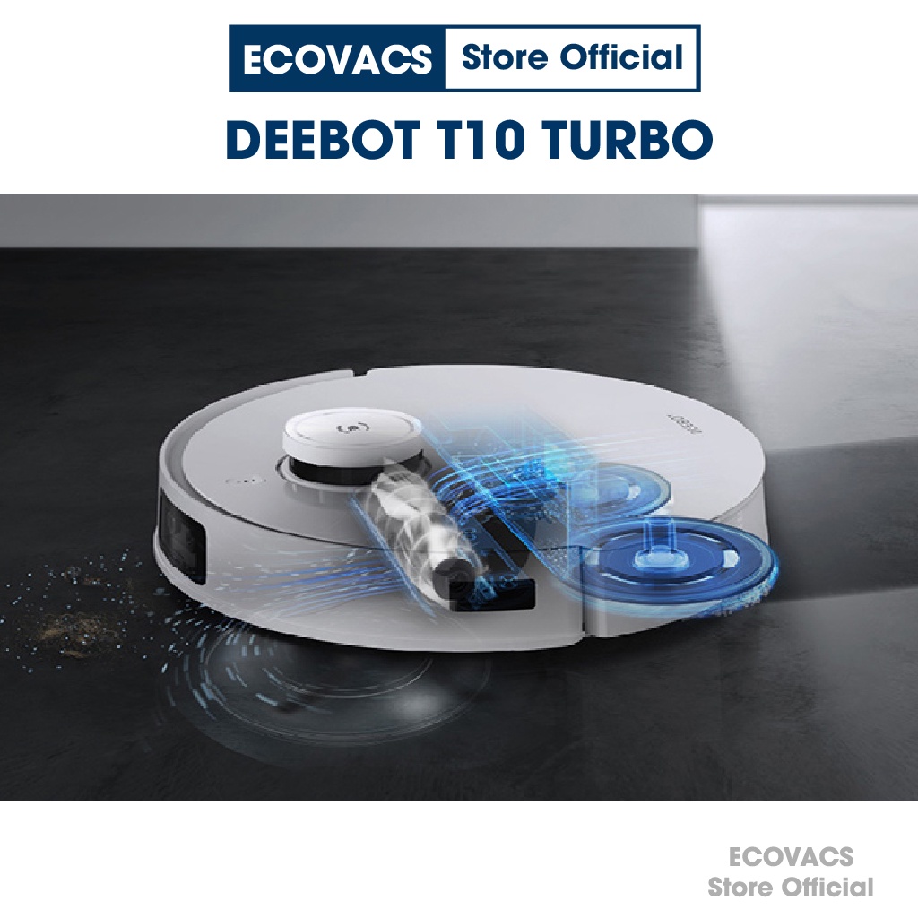 Robot hút bụi lau nhà Ecovacs Deebot T10 Turbo chính hãng