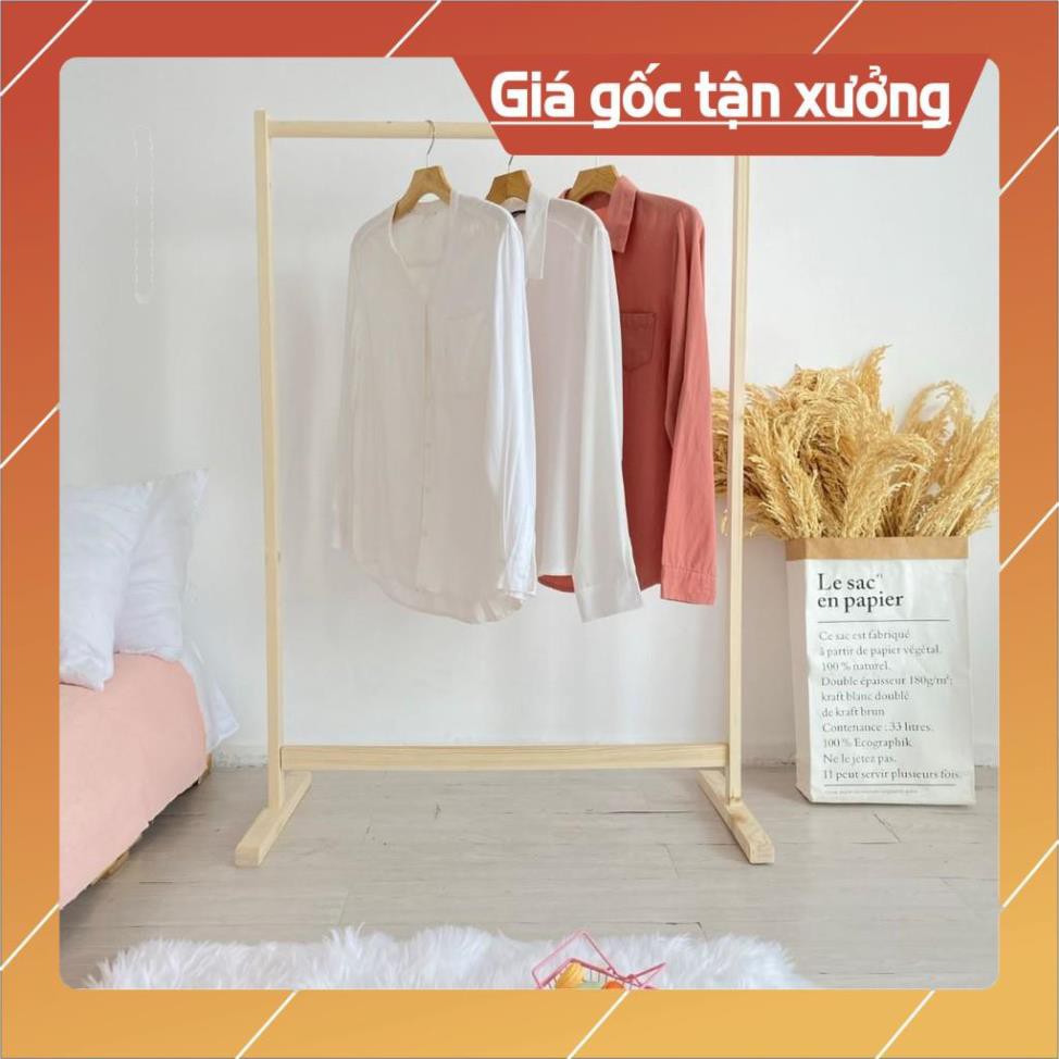 [FREESHIP- HÀNG ĐẸP] Giá Treo Quần Áo Gỗ sNoiThat.vn 1 tầng| Nội thất lắp ráp- Cây treo quần áo kiểu hàn|