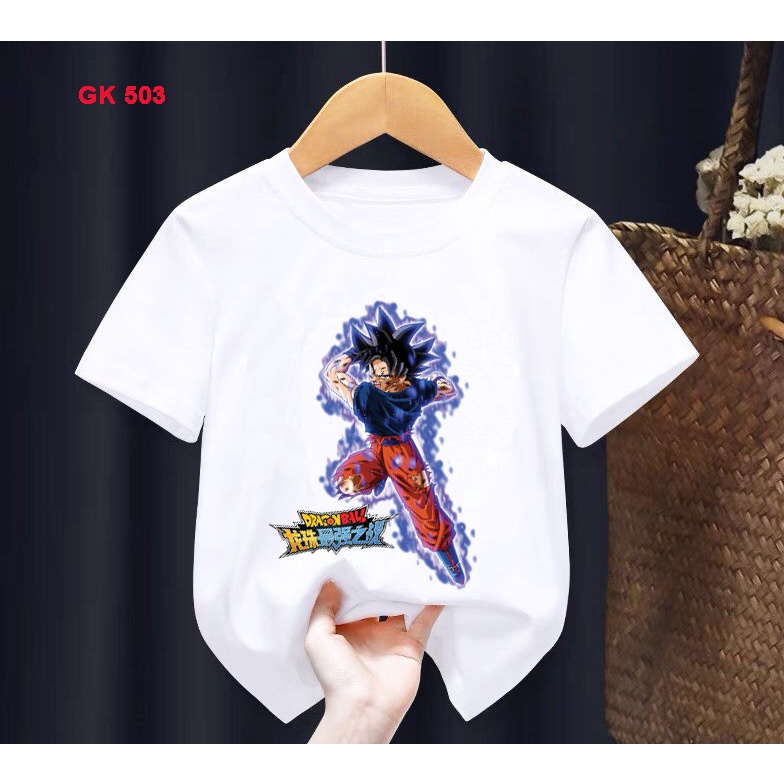 áo songoku dragonball 7 viên ngọc rồng bé trai nhân vật anime dễ thương cotton co giãn dễ chịu mát mẻ