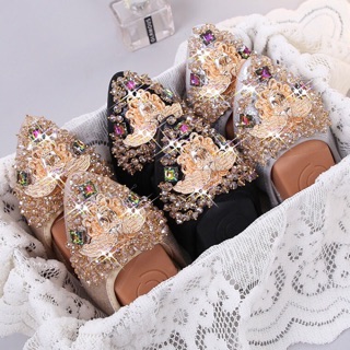 [Order] Giày búp bê đính đá siêu xinh