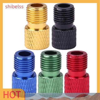 （ʚshibelss）MTB Bike Pump Valve Converter Fixed Gear Presta to Schrader Valve Adapter