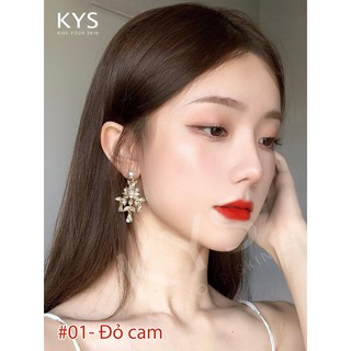 [KYS] Son kem lỳ, dưỡng chocolate k01 ĐỎ CAM