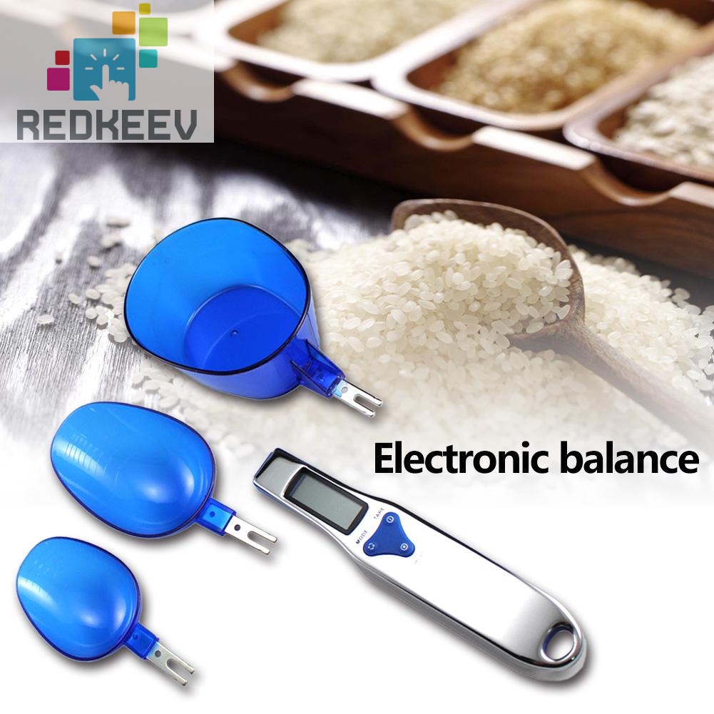 Muỗng đo lường điện tử kèm 3 muỗng tiện dụng cho nhà bếp