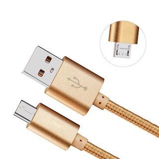 Cáp Sạc Dây Dù C Lecun GS10 BỌC DÙ Micro Usb