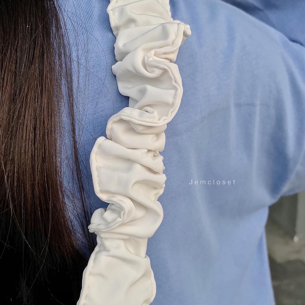 Túi Đeo Chéo Nữ JEM CLOSET Dây Nhún Túi Xách Nữ Đeo Chéo Đi Chơi Phong Cách Cá Tính Chất Liệu Dù Chống Thấm Nước 6489