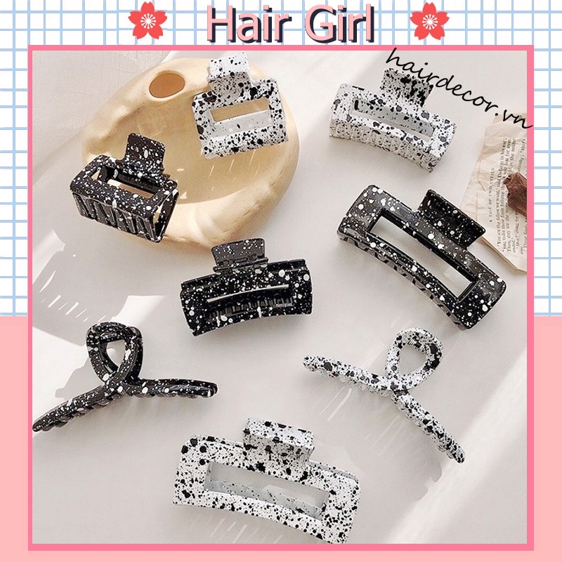 Kẹp tóc acrylic đơn giản thời trang Hàn Quốc dễ thương dễ phối đồ