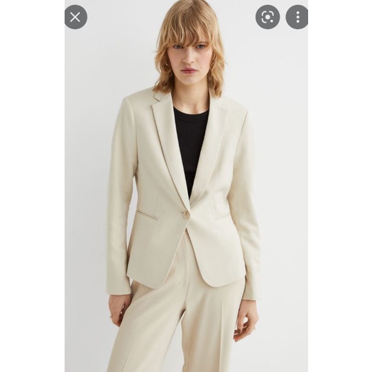 Áo khoác vest nữ H&M auth VNXK khoác blazer công sở HM form tây âu hàng xuất khẩu dư xịn