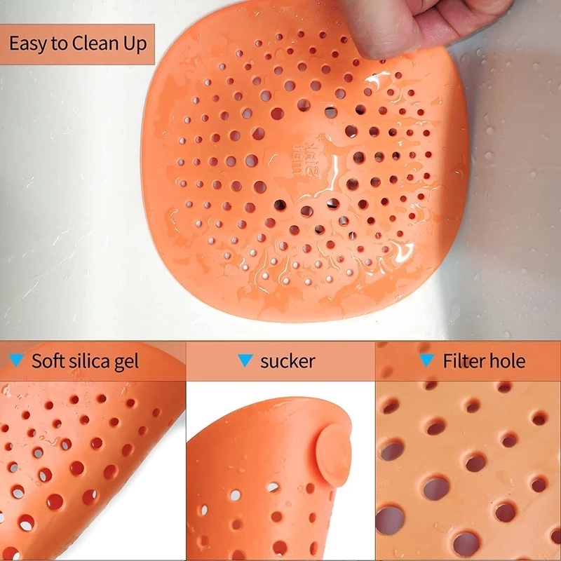 Nắp Silicone Đậy Cống Thoát Nước Nhà Bếp/Phòng Tắm Khử Mùi Tiện Dụng