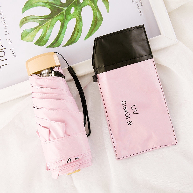 Dù mini chống nắng và tia UV thời trang dành cho nữ sinh