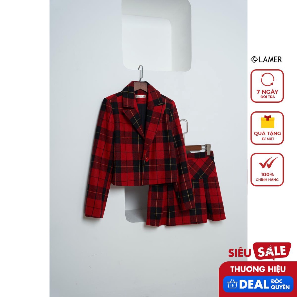 Áo Dạ Cổ 2 Ve Dáng Ngắn Vienne Tran V65W21T070