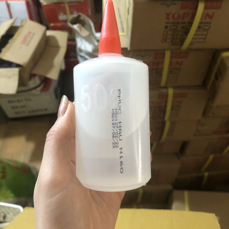 Keo 502 lọ to siêu dính nắp đỏ N160 - keo phúc hậu