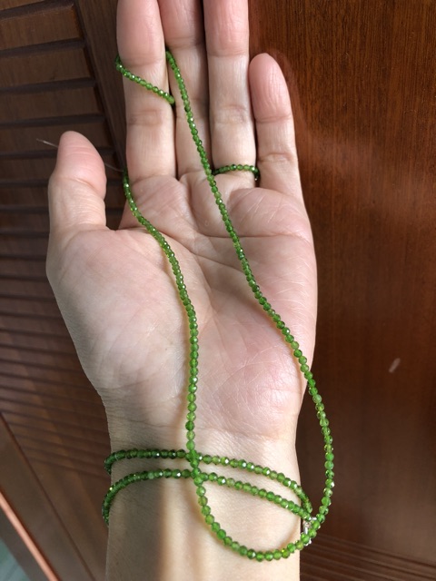 Vòng tay Diopsite giác siêu nhí 2.5 li