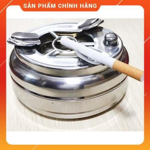 ♥️ [FreeShip] [Hỏa tốc 1H] Gạt tàn thuốc lá inox nút bấm loại 1 cao cấp GT01