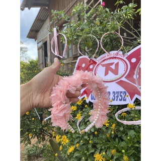 Cài Tóc Hồng Nhiều Hoa [Phu-Kien-Cai-Toc-TN002]