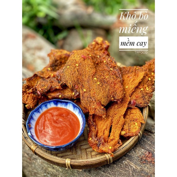 Khô Bò Miếng - Thơm Ngon Thịt Mềm (Hộp Pet 250gr)