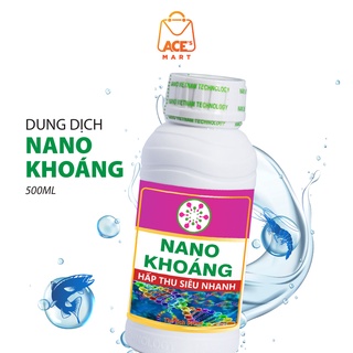 Nano khoáng 100% nguyên chất Vietnam Tech tăng cường khả năng hấp thu cho tôm, cá và động vật thủy sinh 500ml-1100ml
