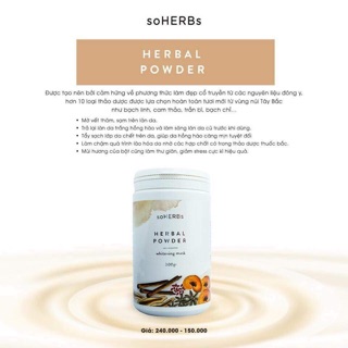 Bột thảo dược soHERBS