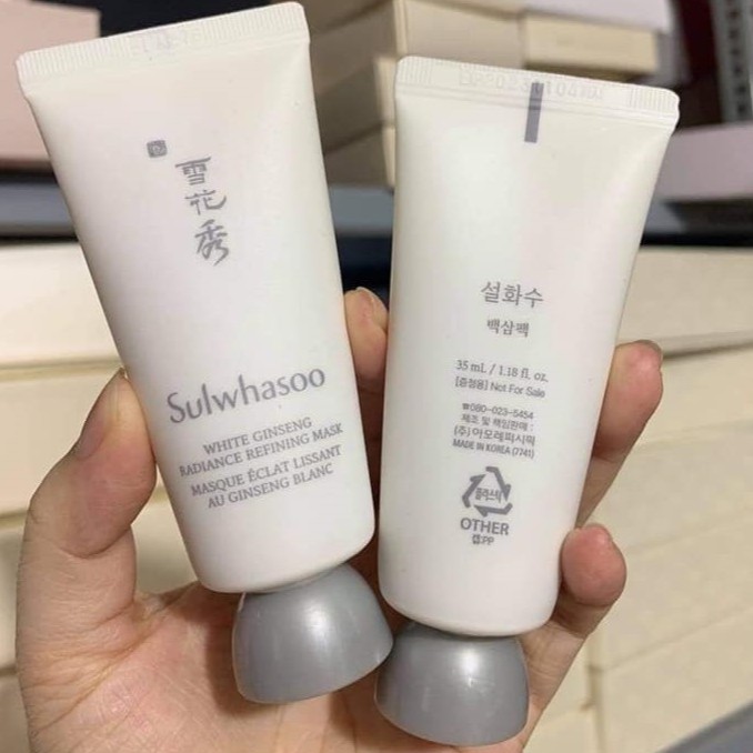 [TÁCH LẺ] MẶT NẠ BẠCH SÂM, Ủ TRẮNG DA, LOẠI BỎ DA CHẾT SULWHASOO 35ML