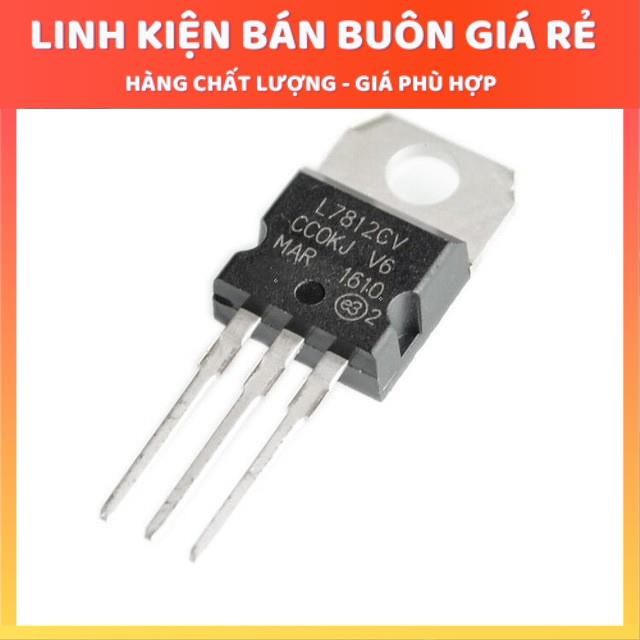 chíp Nguồn - IC nguồn L7812 TO220 1.5A 12V