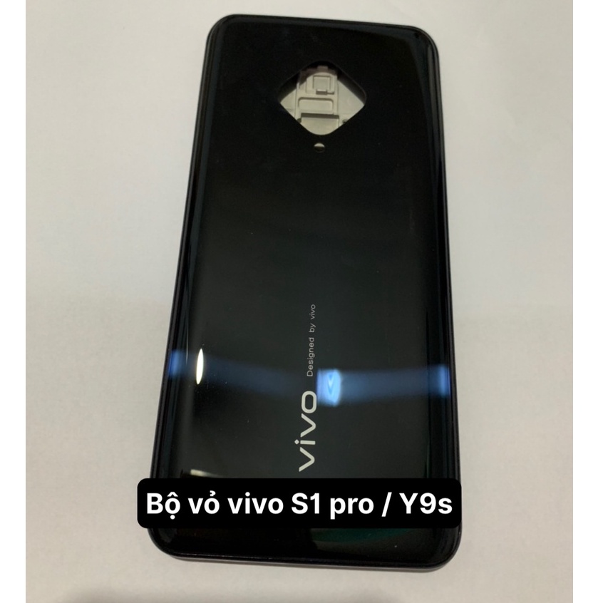 Bộ vỏ điện thoại full zin Vivo S1 pro / Y9s ( dùng chung ) - bộ gồm lưng, sường, phím bấm, kính camera