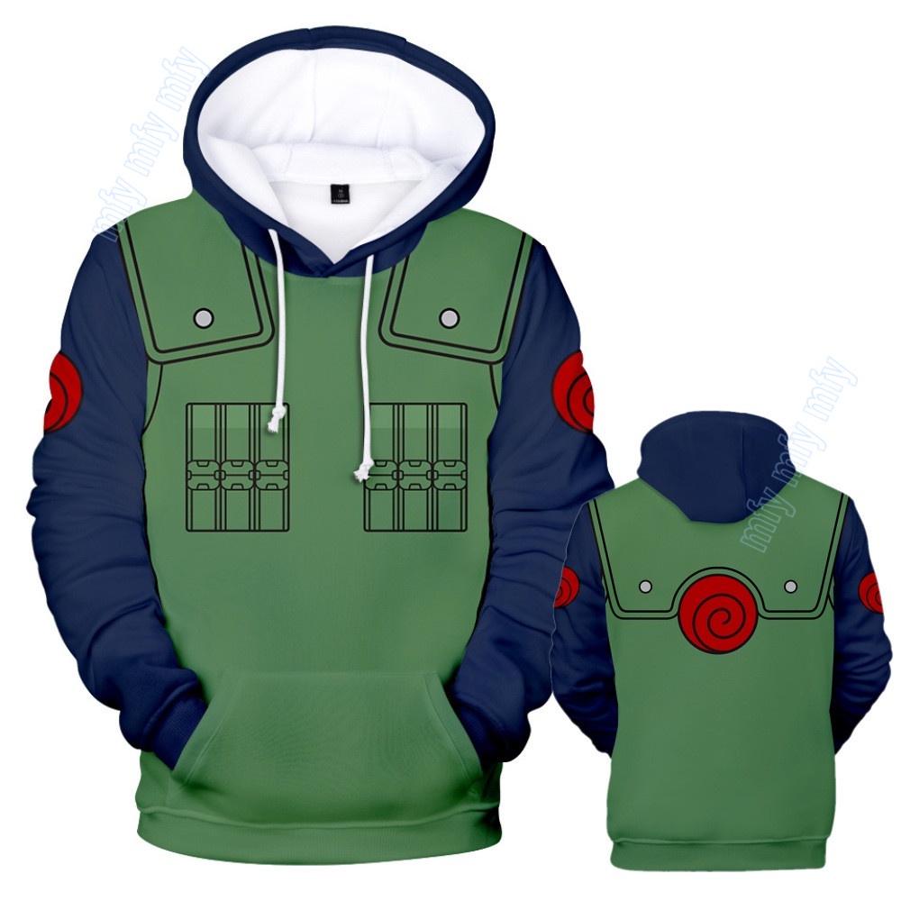 Áo Khoác Hoodie Hóa Trang Nhân Vật Kakashi Uchiha Akatsuki Jiraiya Trong Naruto Cho Bé Trai / Bé Gái