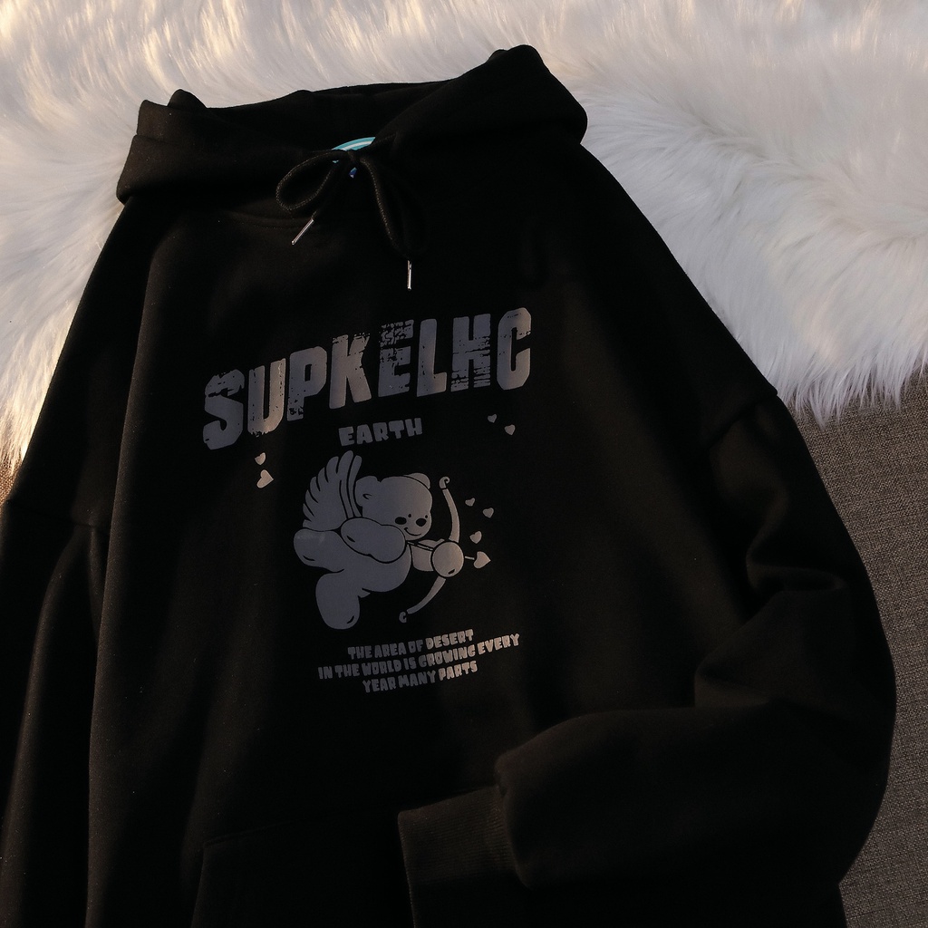 Áo Nỉ Zip Foruyfs PEONYB Nữ [FREESHIP] 🌸 Sweater cao cổ dài tay bồng, thun hoodie form rộng cá tính Ulzzang 🌸 | BigBuy360 - bigbuy360.vn