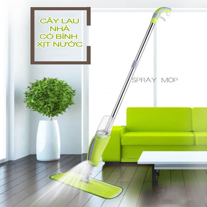 CÂY LAU NHÀ CÓ BÌNH XỊT NƯỚC TIỆN LỢI