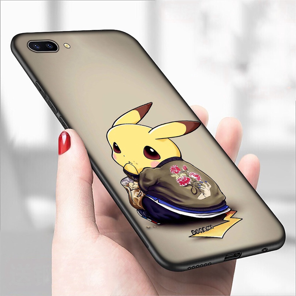 Ốp điện thoại silicone TPU mềm in hình Pikachu Pokemon dễ thương cho Xiaomi Redmi Note 9S 5 9 Pro Max 9A 9C