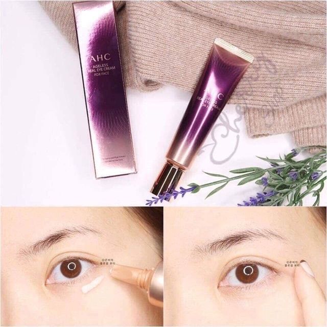 KEM DƯỠNG MẮT AHC SEASON 7 AGELESS REAL  EYE CREAM FOR FACE 12 ml và 30 ml