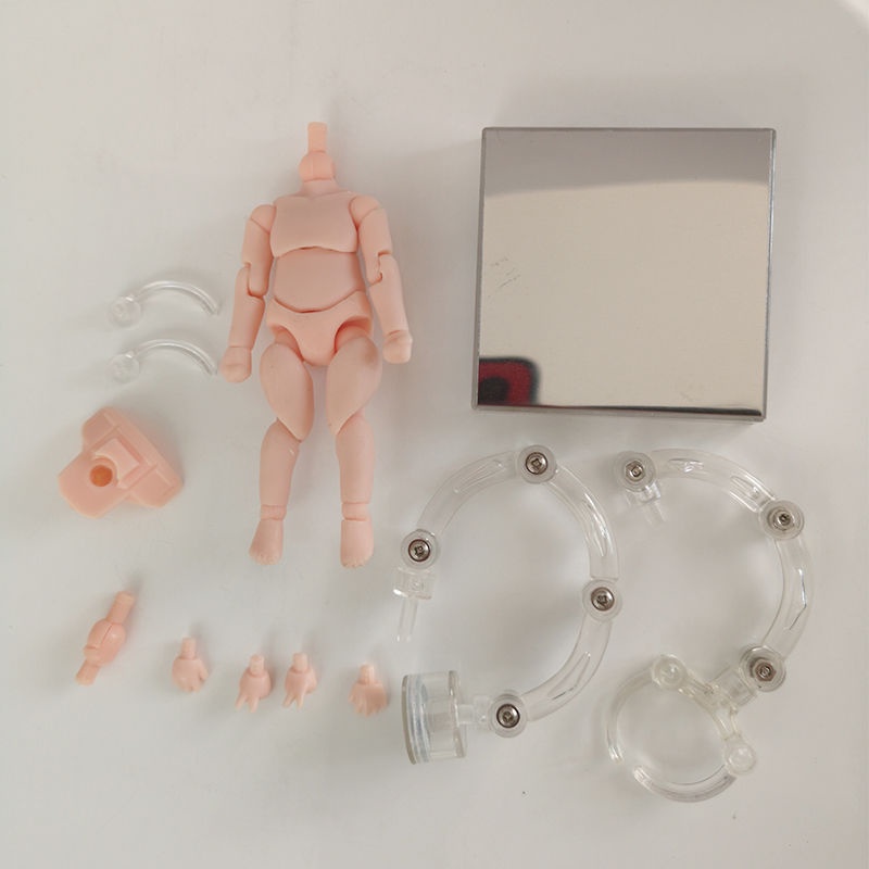 Spot goods shipped on the same day ob11 children's hooded lengthened and increased version can be connected to GSC clay head Doll Doll Doll joint movable body Q version