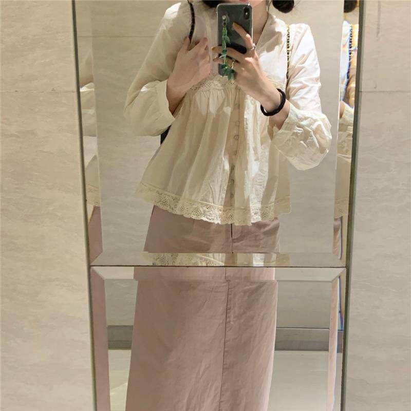 Áo Sơ Mi Cổ Chữ V Tay Dài Phong Cách Pháp Thời Trang Xuân Thu Mới Dành Cho Nữ 2022