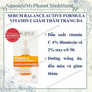 Serum mờ thâm sau mụn Vitamin C Balance Active Formula 30ml