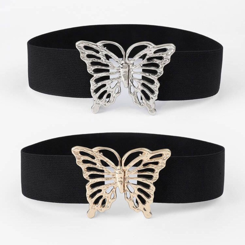 Dây Thắt Lưng Co Giãn Màu Trơn Phong Cách Harajuku Thời Trang Cho Nữ