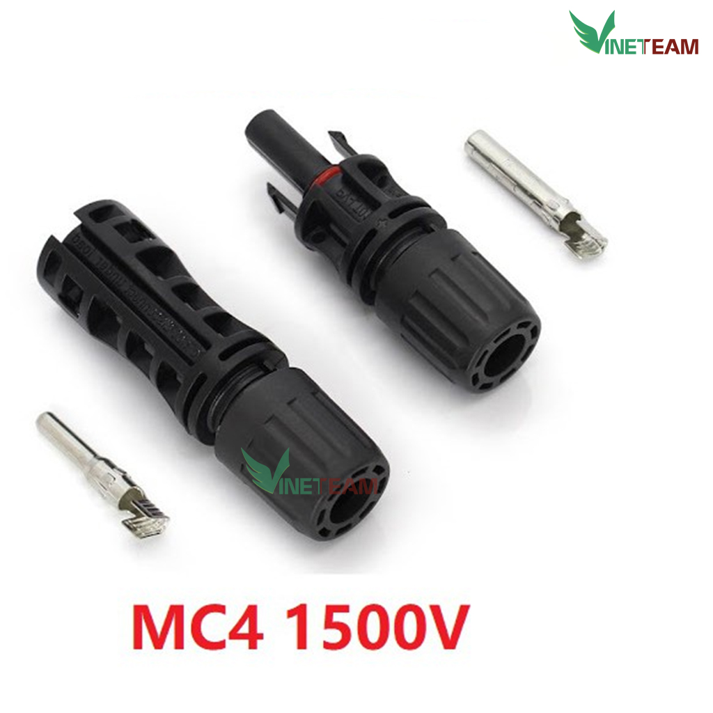 Jack kết nối MC4 1500V cút nối chuyên dụng cho cáp pin năng lượng mặt trời -dc4377