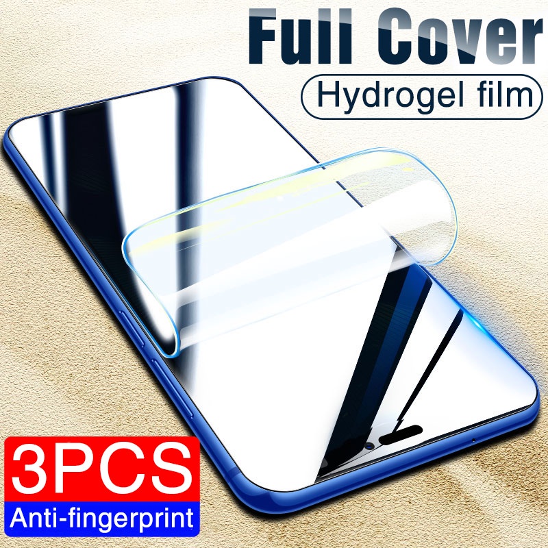 1 Kính Cường Lực Hydrogel Bảo Vệ Toàn Màn Hình Cho iPhone 14 14Plus 13 12 11 Pro Max X XS XR 7 8 Plus