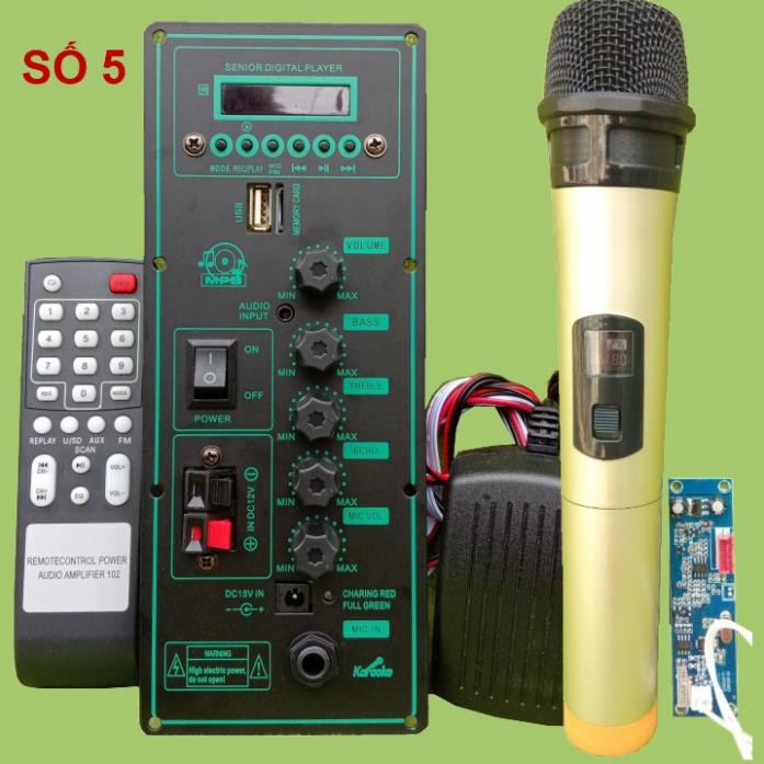 Mạch loa kéo HA8622 2 kênh kèm mic kèm micro