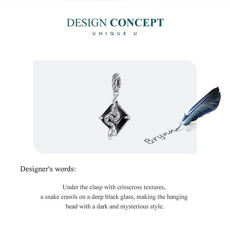 BAMOER Vòng cổ Dạng Chuỗi Rắn Thời Trang DIY