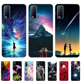 Ốp điện thoại TPU Silicon mềm thời trang cho Vivo Y12s