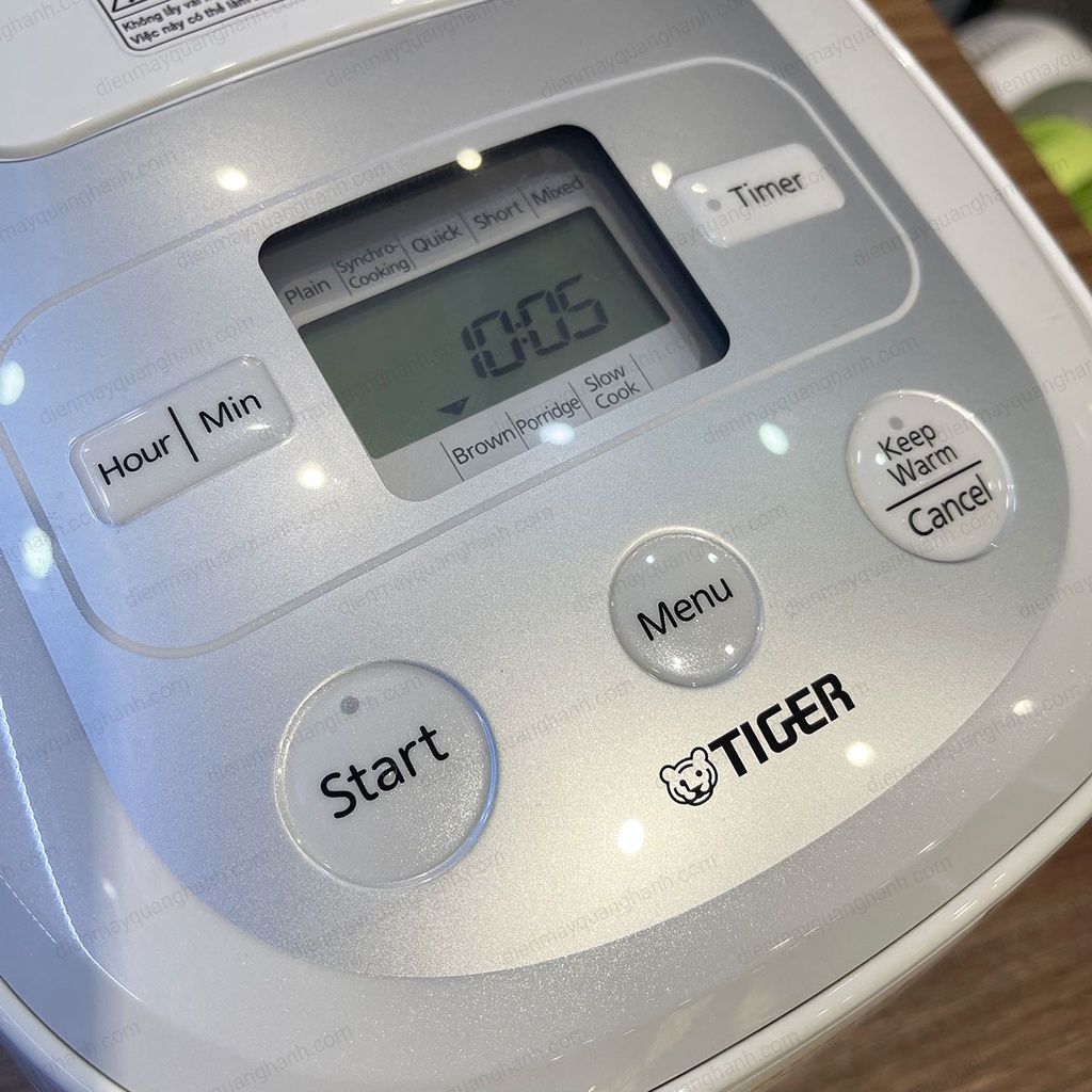 Nồi Cơm Điện Tử Tiger JBX-B10W 564W 1L
