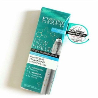 Lăn xóa nhăn trẻ hóa da vùng mắt Bio Hyaluron 4D Eveline 15ml