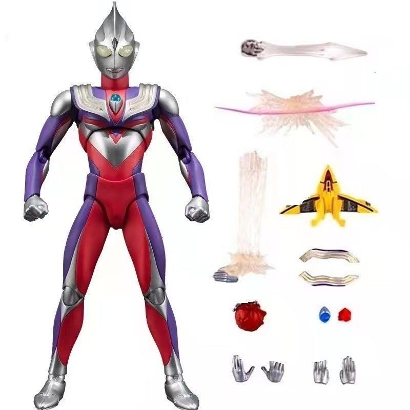 Mô Hình Đồ Chơi Siêu Nhân Ultraman Có Thể Thay Đổi Vũ Khí Sáng Bóng Triga SHF Siro