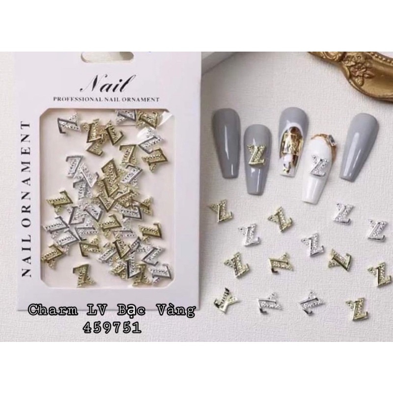 Charm thương hiệu trang trí móng mẫu đẹp