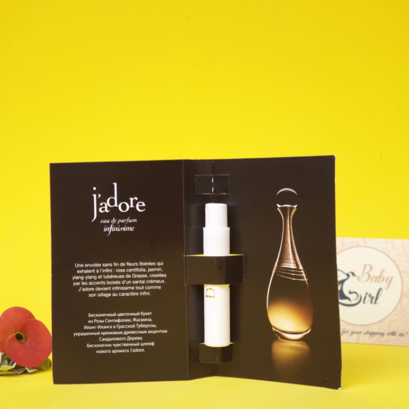 Mẫu Thử Nước Hoa Nữ Jadore Dior 1ml