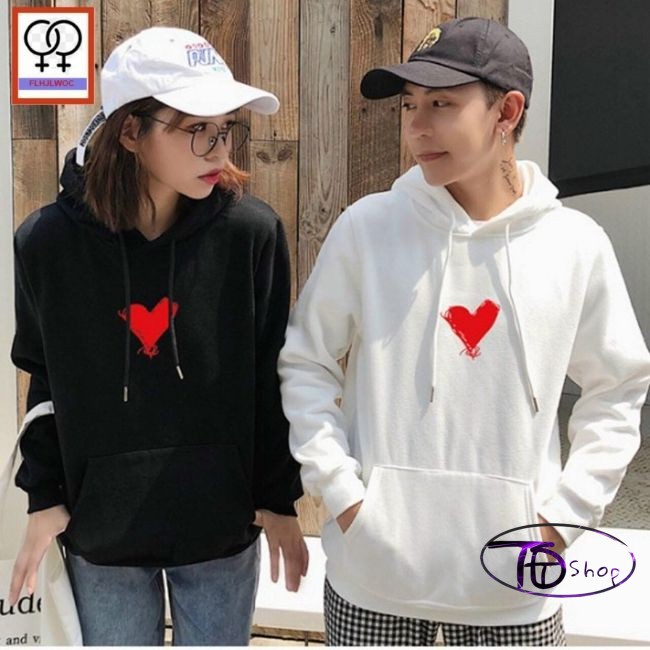 Áo hoodie đôi ⚜️ Tự Thiết Kế ⚜️ Đồ Đôi Hoodie vải nỉ bông mẫu HOT 2021 | WebRaoVat - webraovat.net.vn