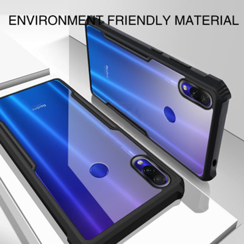 Ốp lưng trong suốt thiết kế đệm khí chống sốc Xiaomi Redmi Note 7 Pro 7s 8 9 Pro Max 8T K30 K30i K30s 9 Prime 9A 9i 9C | BigBuy360 - bigbuy360.vn