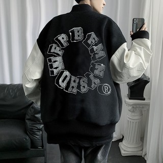 [ORD TAOBAO] ÁO KHOÁC BOMBER PHỐI TAY DA - KHOÁC BOMBER ULZZANG UNISEX NAM NỮ