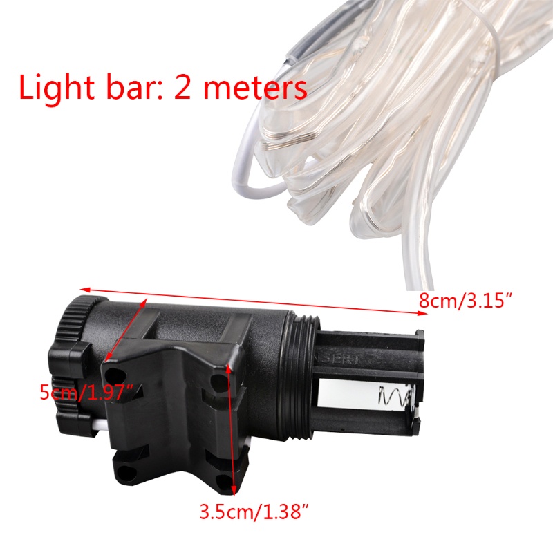 Qq * Dải Đèn Led Gắn Bánh Xe Đạp Trang Trí Quà Tặng